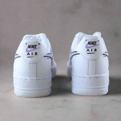 Lilac Comic Swoosh AF1