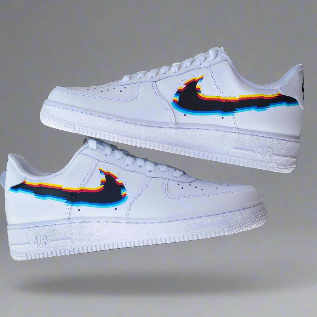 Glitch Swoosh AF1