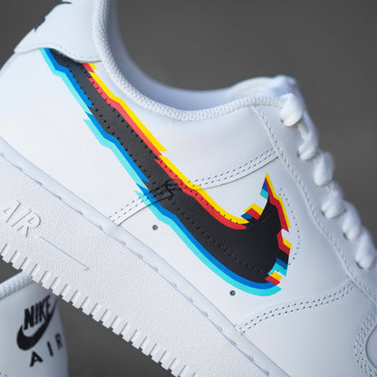 Glitch Swoosh AF1