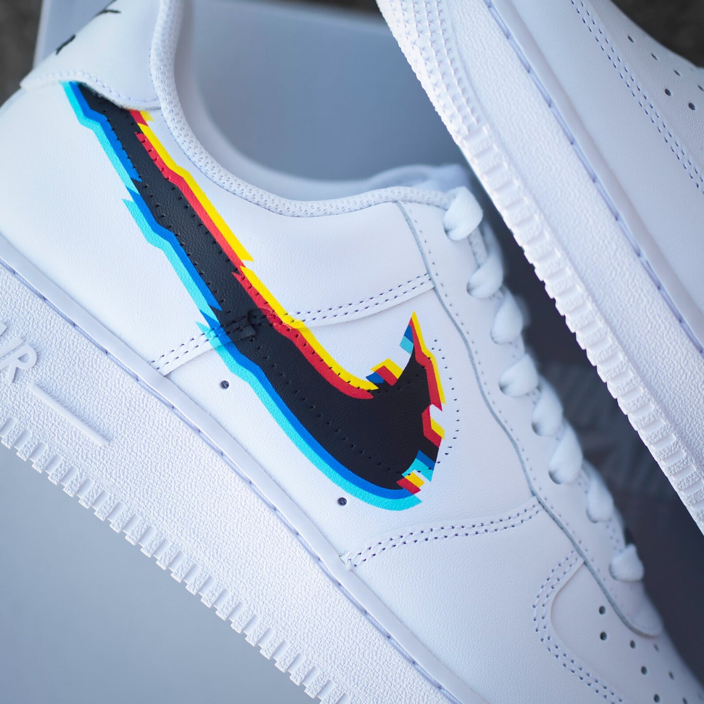 Glitch Swoosh AF1