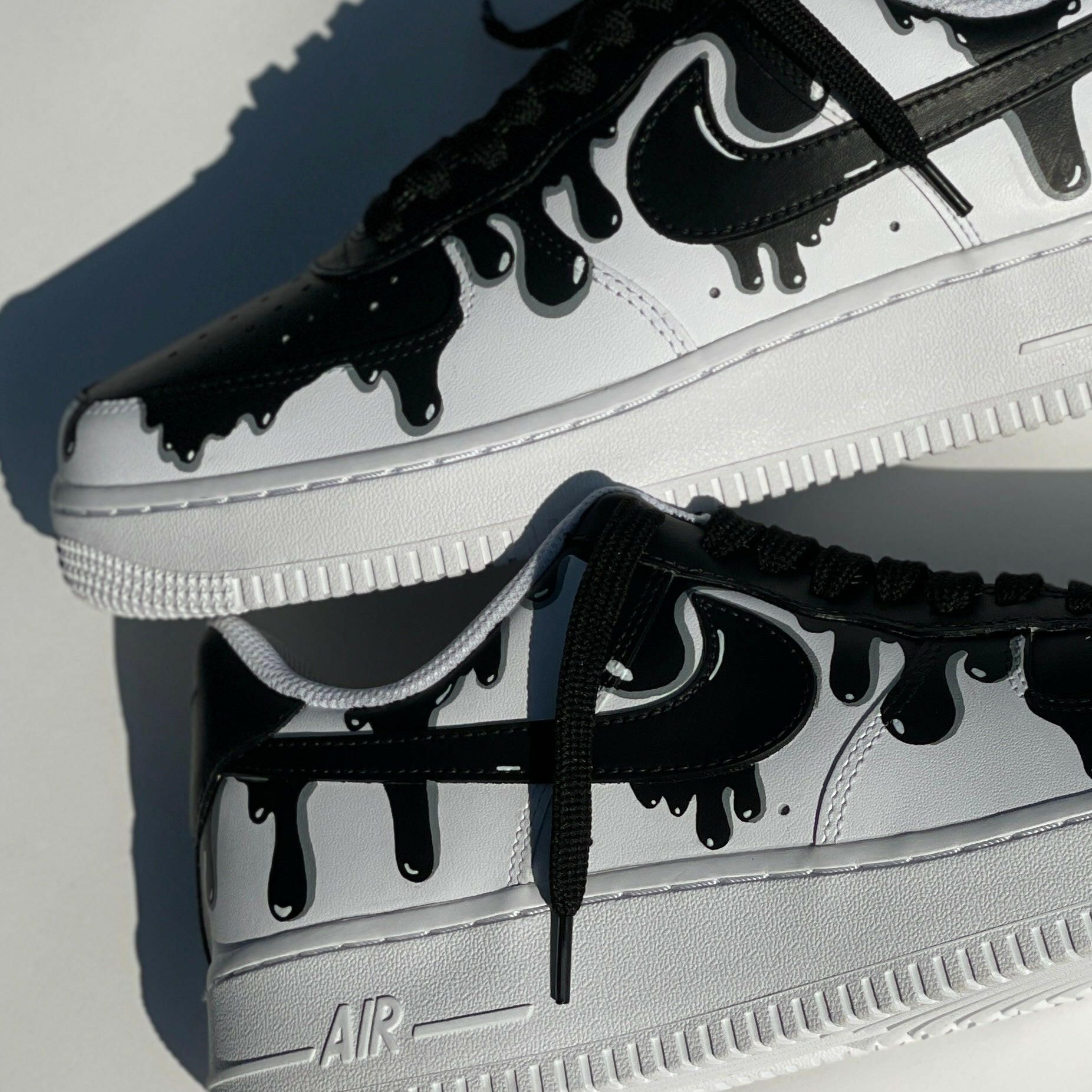 Air fashion force 1 black drip