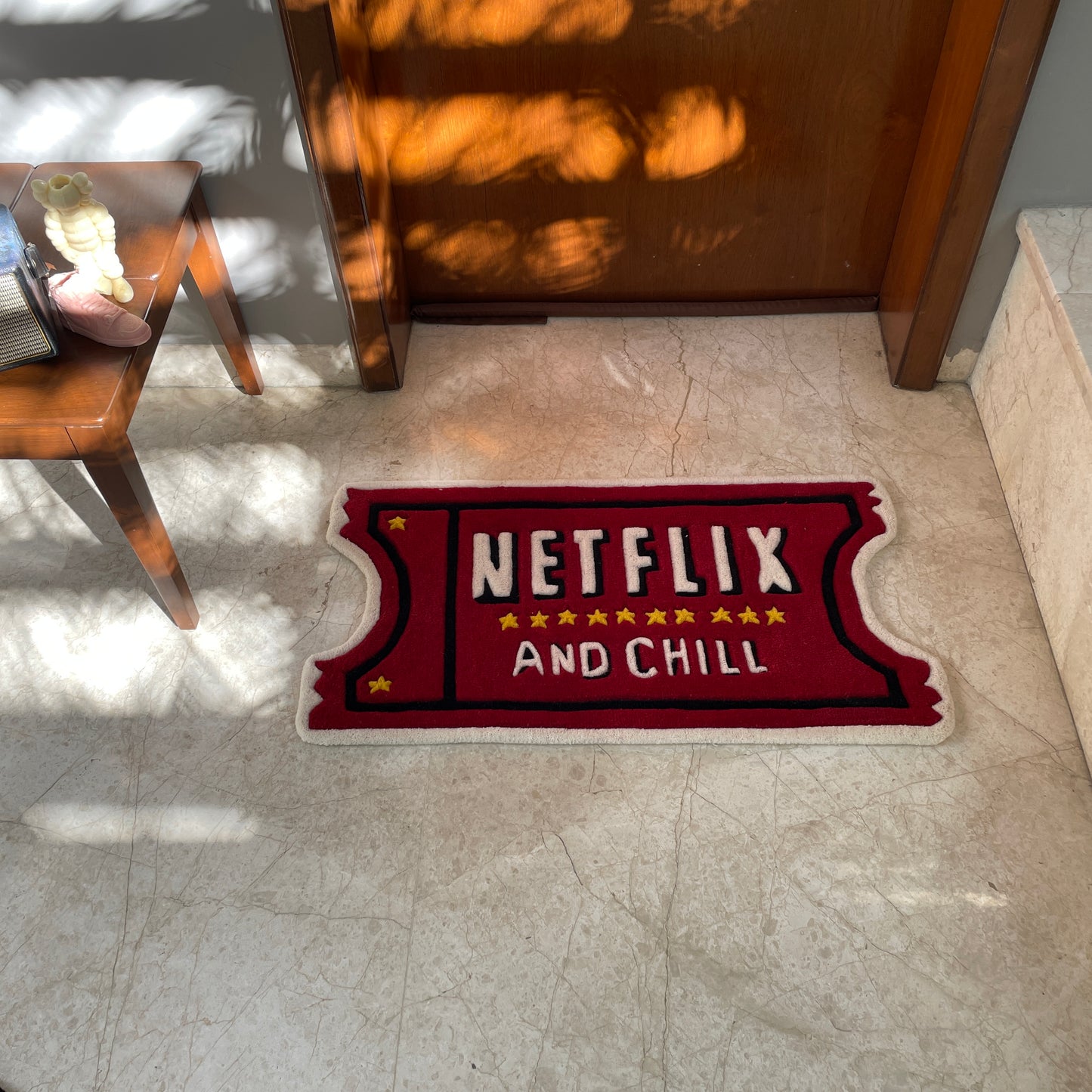 NETFLIX AND CHILL RUG